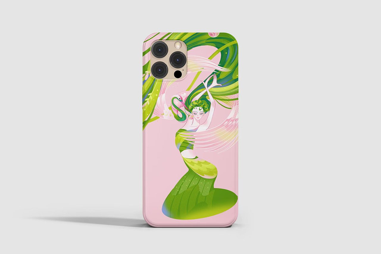 起舞的不只是身体，还有内心💚（图ZNDA1ODM5MzUy） - 商业插画 - 站酷设计师若心谷原创素材 - 站酷ZCOOL