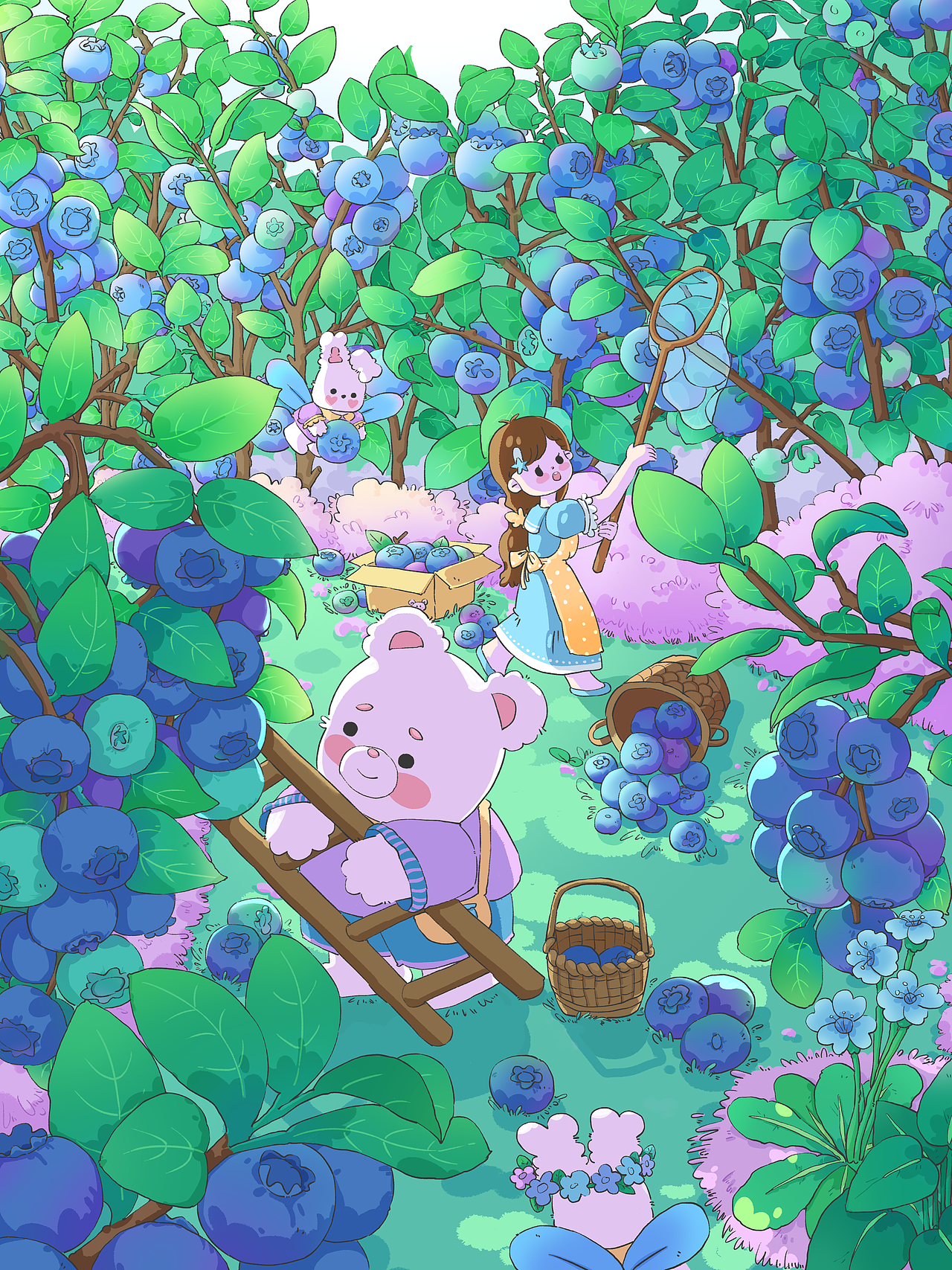 百果系列插画（图ZNDA1ODQzMjUy） - 商业插画 - 站酷设计师猫梨a原创素材 - 站酷ZCOOL