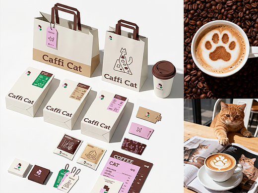 Caffi Cat一家有猫屎咖啡的咖啡品牌设计