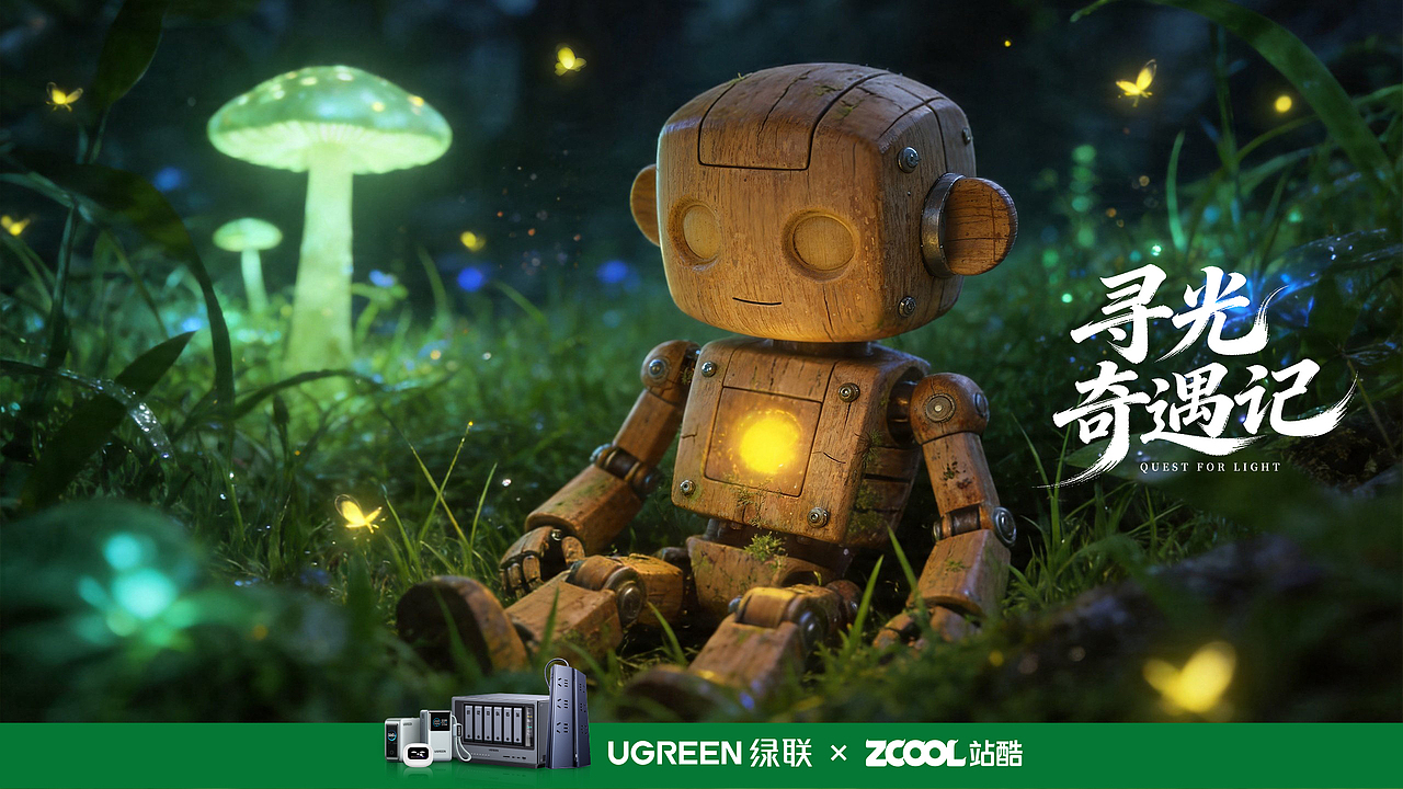 寻光奇遇记（图ZNDA1ODUwMzUy） - AI作品 - 站酷设计师疯子小魏原创素材 - 站酷ZCOOL