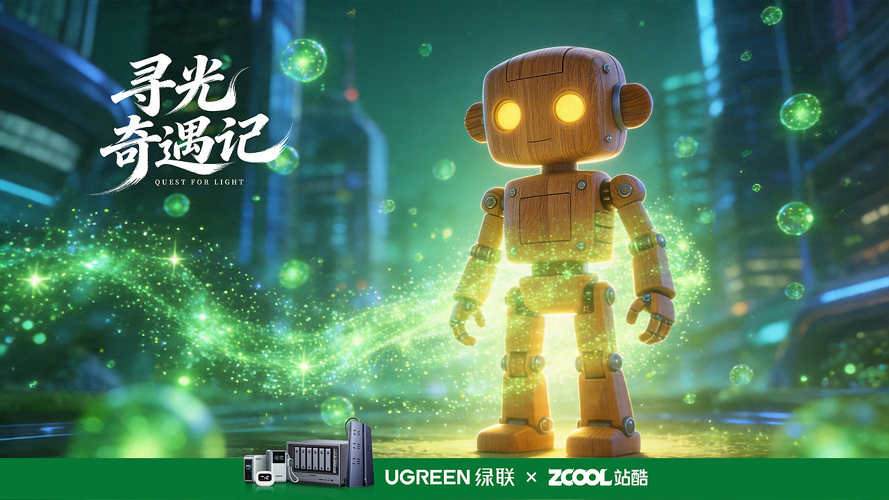 寻光奇遇记（图ZNDA1ODUwMzU2） - AI作品 - 站酷设计师疯子小魏原创素材 - 站酷ZCOOL