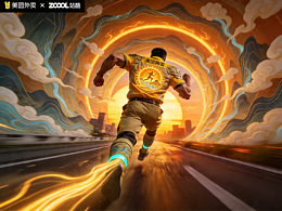 美團騎手服裝設計：【逐日·速遞】—— 夸父逐日，使命必達