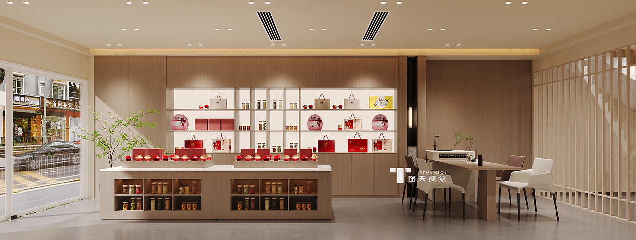 媛邻滋养燕窝店（图ZNDA1ODY3Nzg0） - 商业空间设计 - 站酷设计师图天设计SUSU原创素材 - 站酷ZCOOL