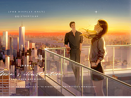 這一路走來，只有他知道，她的一切。| 插畫