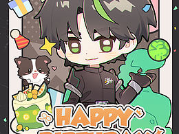 ? 生日賀圖｜無畏契約Q版海報(bào)