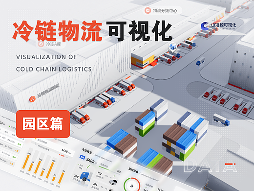 冷链物流可视化 | 山海鲸可视化数字孪生项目案例