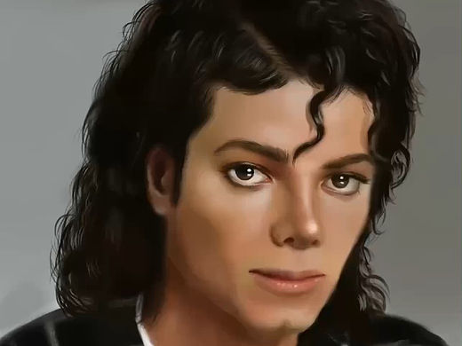 画一下，流行之王，迈克尔杰克逊