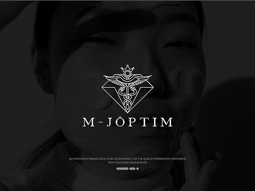 M-JOPTIM魔介化妆品品牌LOGO设计