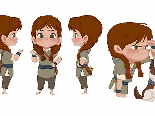 3dmax-双马尾小女孩角色模型制作教程。3dmax建模基础