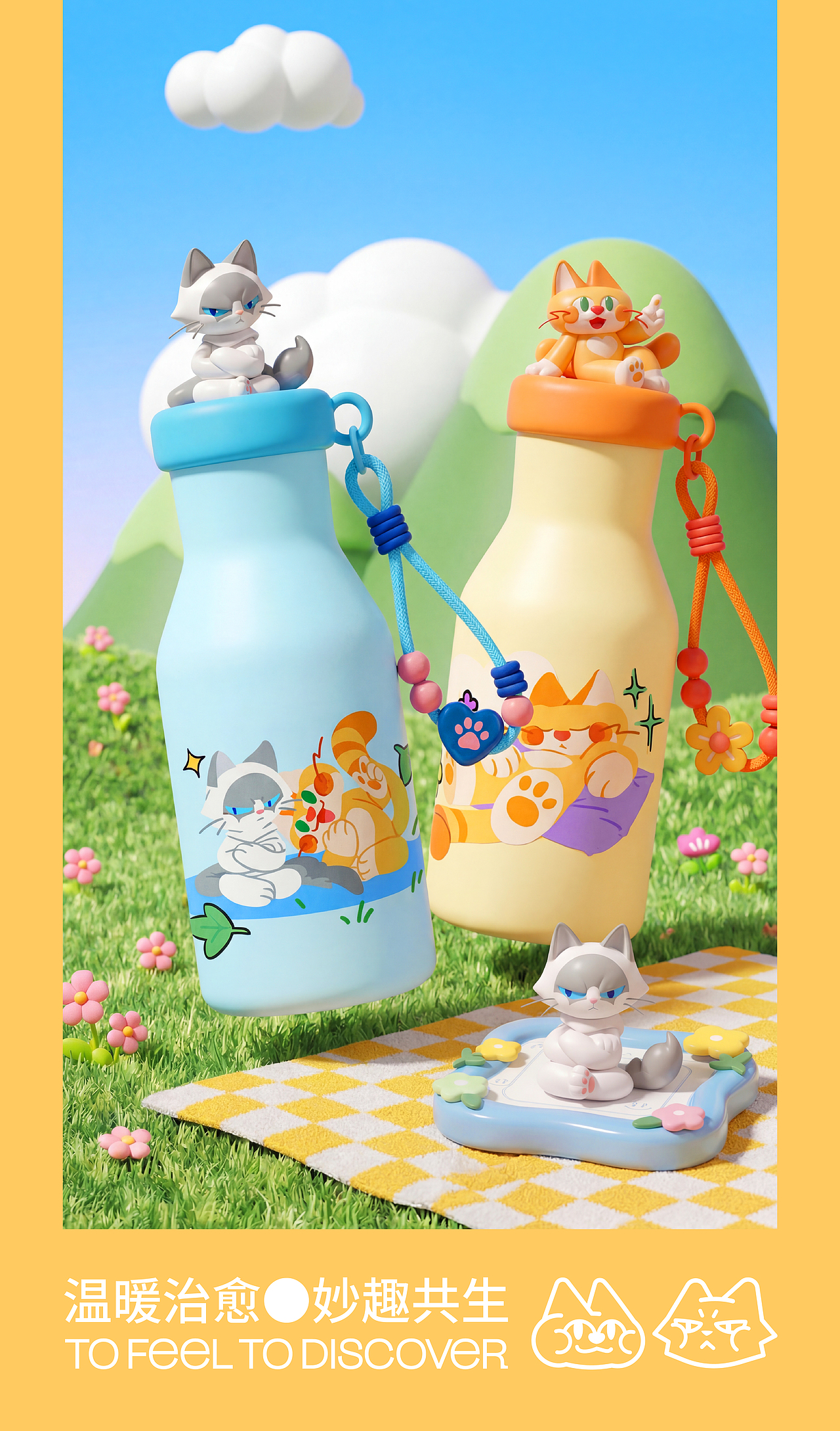 「治愈温暖 妙趣共生」miaoyumiao® IP形象设计（图ZNDA1OTE1MDM2） - IP形象 - 站酷设计师妙与妙品牌顾问原创素材 - 站酷ZCOOL