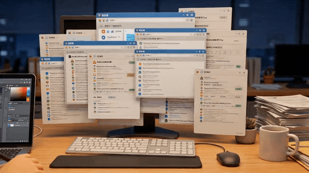 办公室奇妙夜（图ZNDA1OTE1NjY4） - AI作品 - 站酷设计师小小攸原创素材 - 站酷ZCOOL