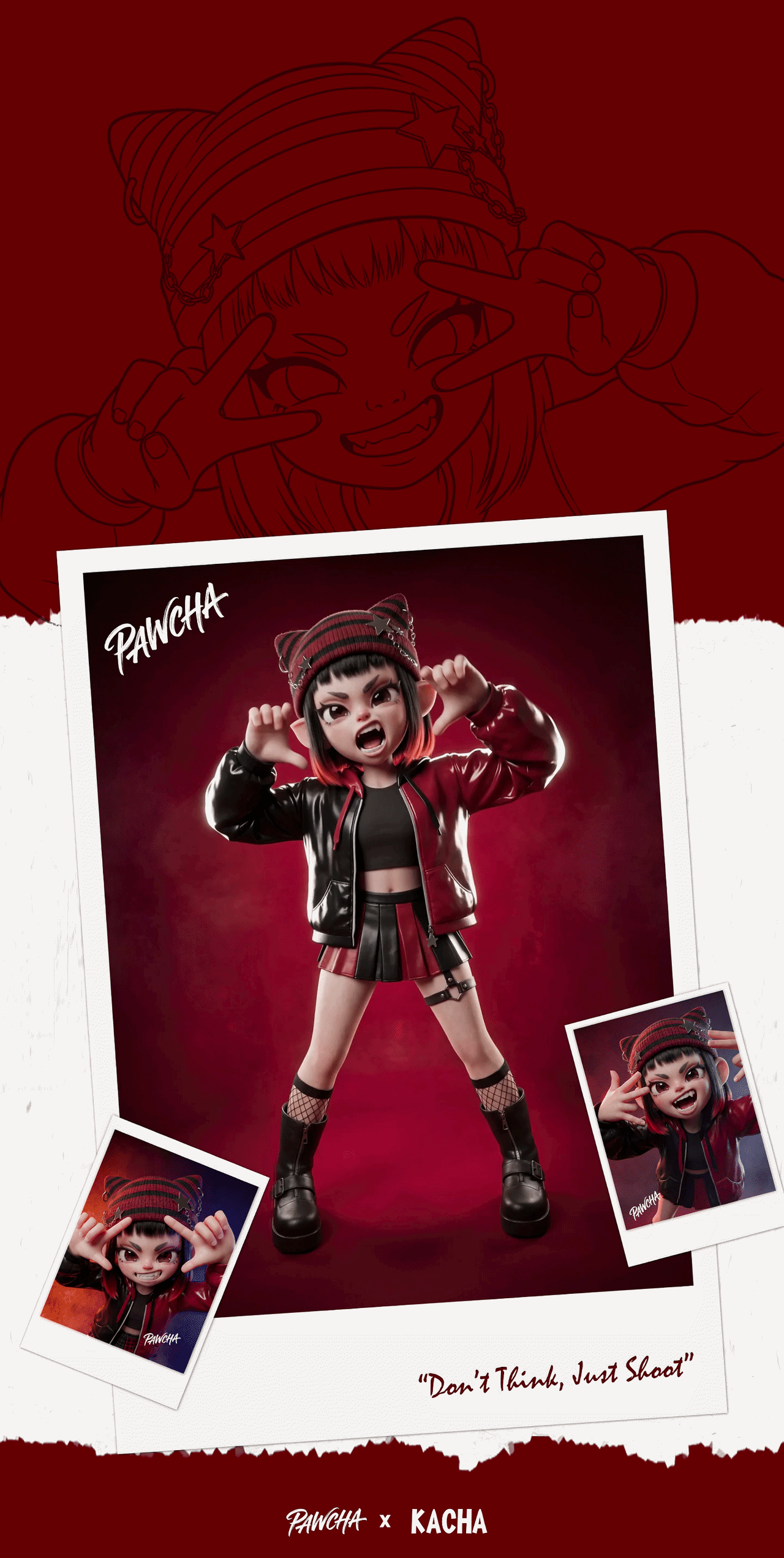 AIGC | IP設(shè)計 | 別想，凹造型拍就完了?。▓DZNDA1OTE1ODM2） - 其他三維 - 站酷設(shè)計師泡猹PawCha原創(chuàng)素材 - 站酷ZCOOL