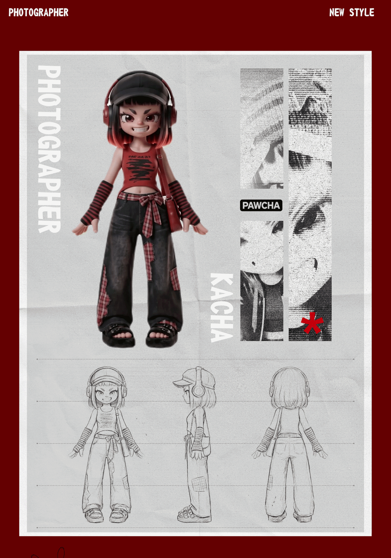 AIGC | IP設(shè)計 | 別想，凹造型拍就完了?。▓DZNDA1OTE1ODUy） - 其他三維 - 站酷設(shè)計師泡猹PawCha原創(chuàng)素材 - 站酷ZCOOL