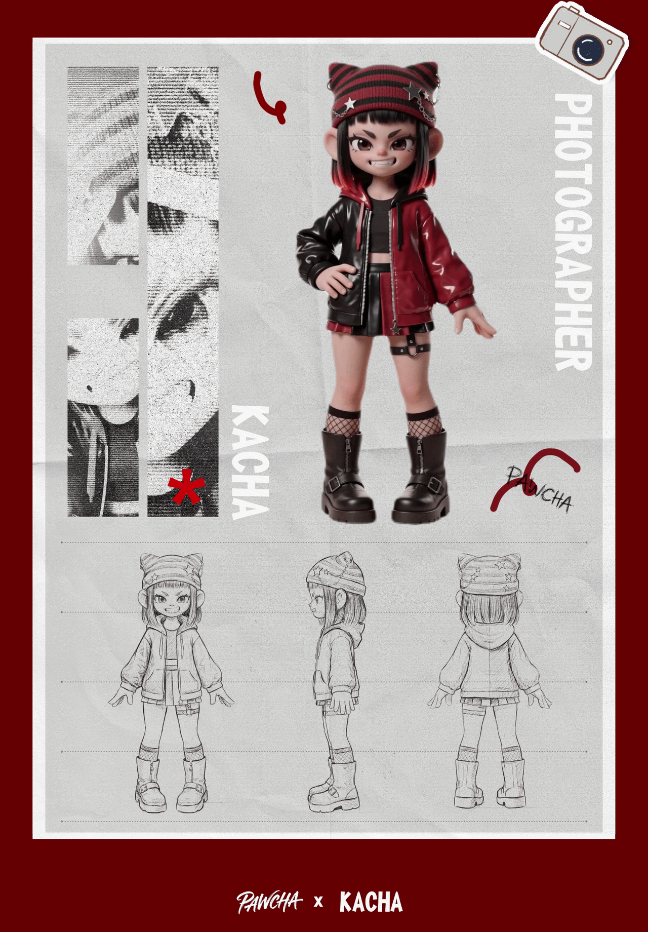 AIGC | IP設(shè)計 | 別想，凹造型拍就完了?。▓DZNDA1OTE1ODQ0） - 其他三維 - 站酷設(shè)計師泡猹PawCha原創(chuàng)素材 - 站酷ZCOOL