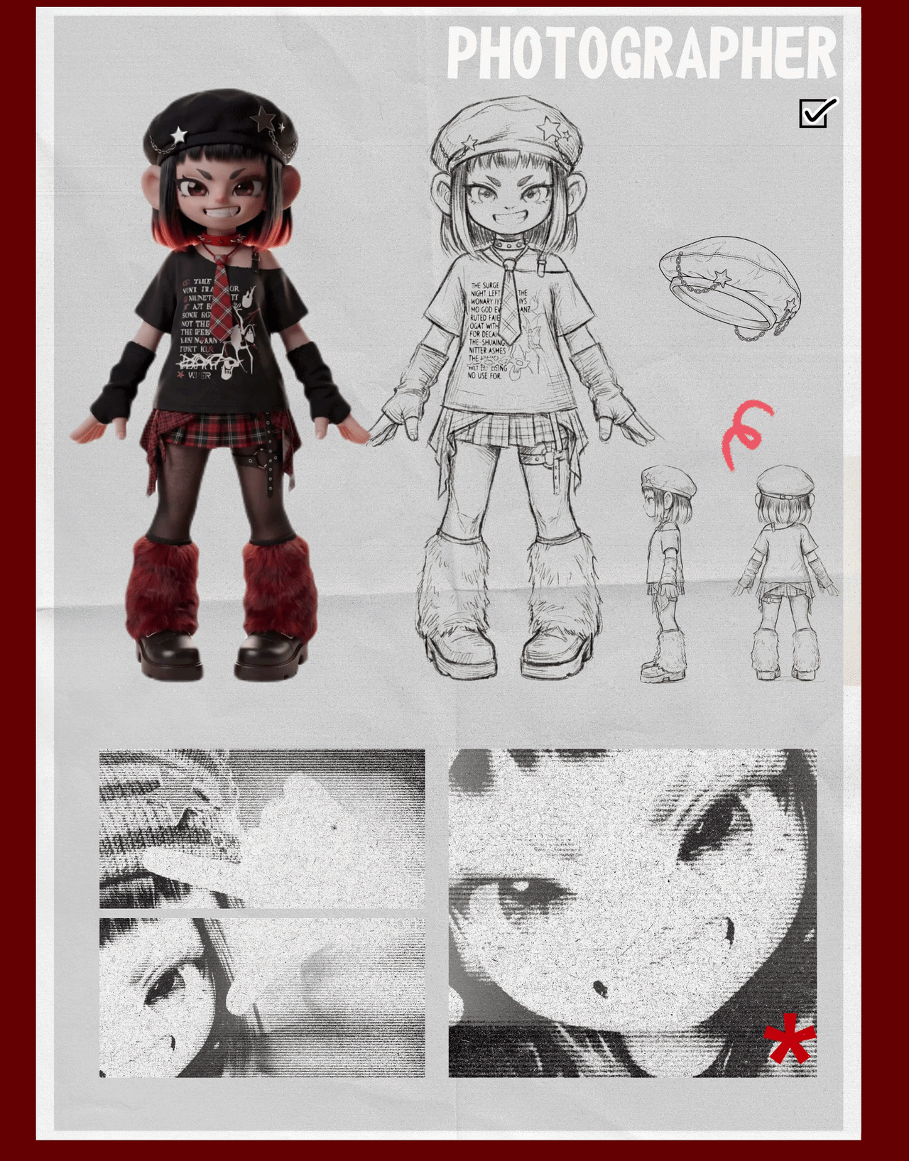 AIGC | IP設(shè)計 | 別想，凹造型拍就完了?。▓DZNDA1OTE1ODY0） - 其他三維 - 站酷設(shè)計師泡猹PawCha原創(chuàng)素材 - 站酷ZCOOL