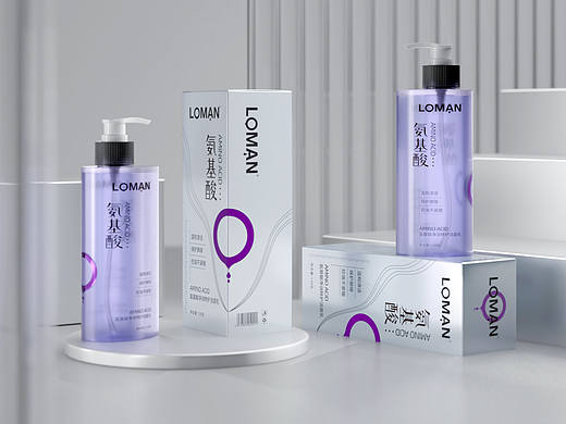 瓶装洗面奶☀包装设计☀产品渲染建模