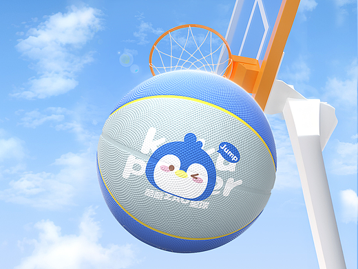 产品建模渲染 I 奇奇鹅篮球 ✖ 礼想抱福