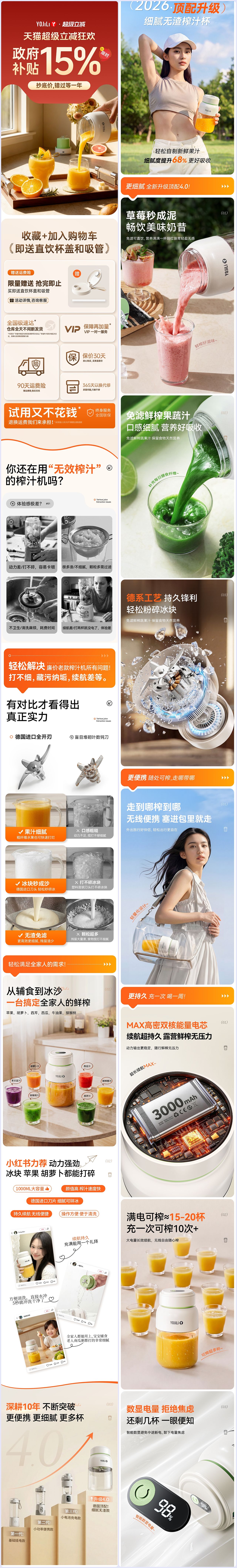 YOJILI 3月榨汁杯工作图（图ZNDA1OTIzNzQ0） - 产品 - 站酷设计师加钱哥bro原创素材 - 站酷ZCOOL