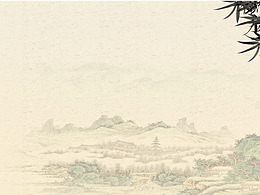 古典邊框海報(bào)背景