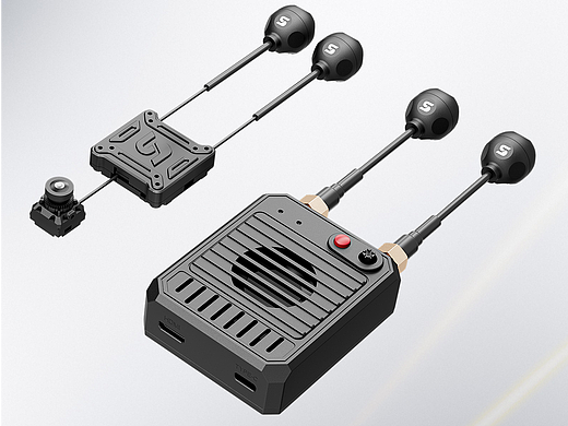 产品建模渲染|亚马逊 无人机图传