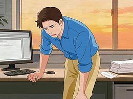 條漫設計 | 栓 Q 了！久坐黨必看（健康科普）