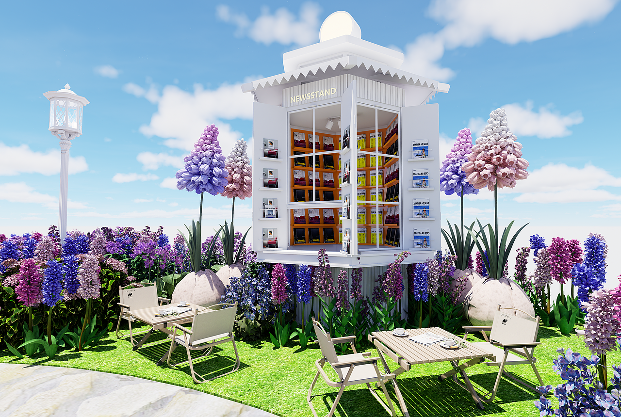 沉浸式法式花园赴一场与春日艺术的浪漫之约（图ZNDA1OTQ2MjA4） - 场景 - 站酷设计师lily1213371725原创素材 - 站酷ZCOOL