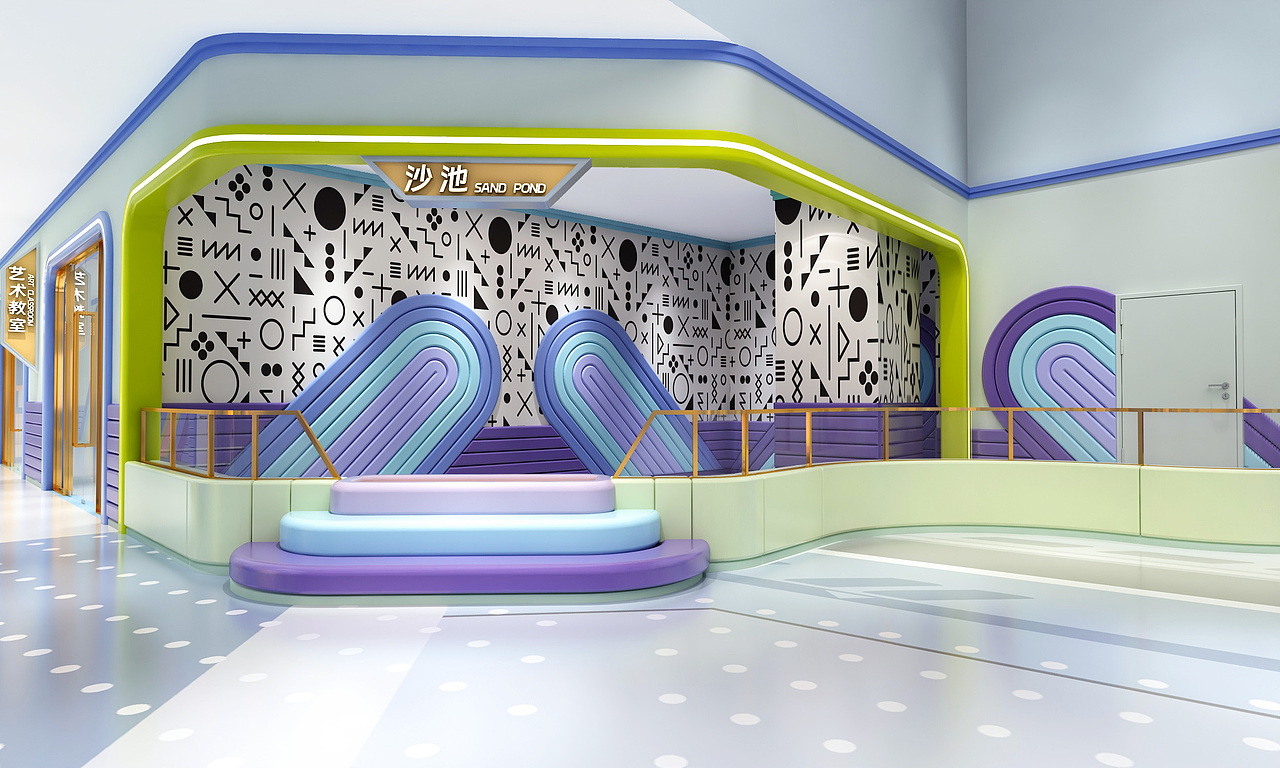 深圳懷德萬象匯NATA KIDIS親子娛樂中心（圖ZNDA1OTUyNjgw） - 商業(yè)空間設計 - 站酷設計師Chaner_cici原創(chuàng)素材 - 站酷ZCOOL