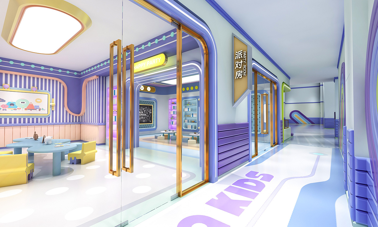 深圳懷德萬象匯NATA KIDIS親子娛樂中心（圖ZNDA1OTUyNjg4） - 商業(yè)空間設計 - 站酷設計師Chaner_cici原創(chuàng)素材 - 站酷ZCOOL