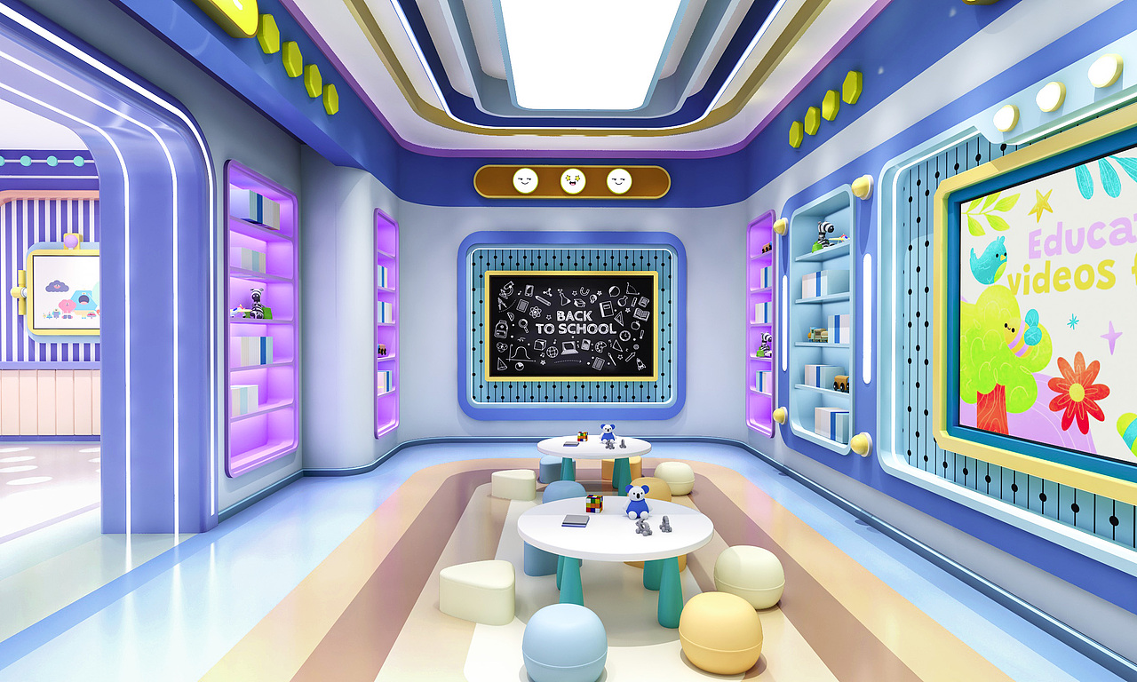 深圳懷德萬象匯NATA KIDIS親子娛樂中心（圖ZNDA1OTUyNjky） - 商業(yè)空間設計 - 站酷設計師Chaner_cici原創(chuàng)素材 - 站酷ZCOOL