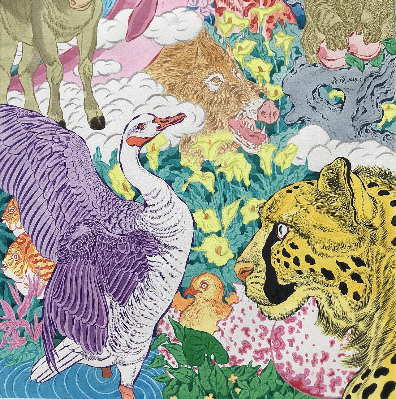 我的原創(chuàng)繪畫(huà)作品（圖ZNDA1OTU1ODA0） - 繪畫(huà) - 站酷設(shè)計(jì)師潘斌Art原創(chuàng)素材 - 站酷ZCOOL