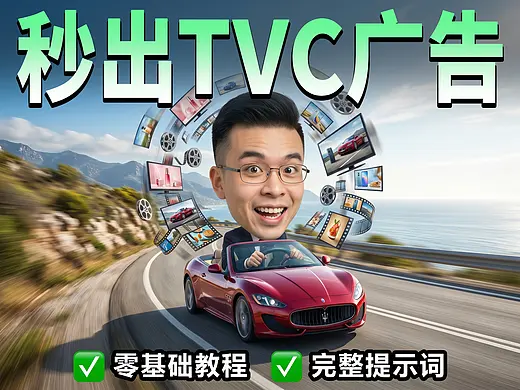 半天出片！4步轻松搞定价值10万的TVC广告（首页-ZNzM1MDM4NDQ=） - AI创作-AI作品 - 站酷设计师AI探索者望牧原创素材 - 站酷ZCOOL