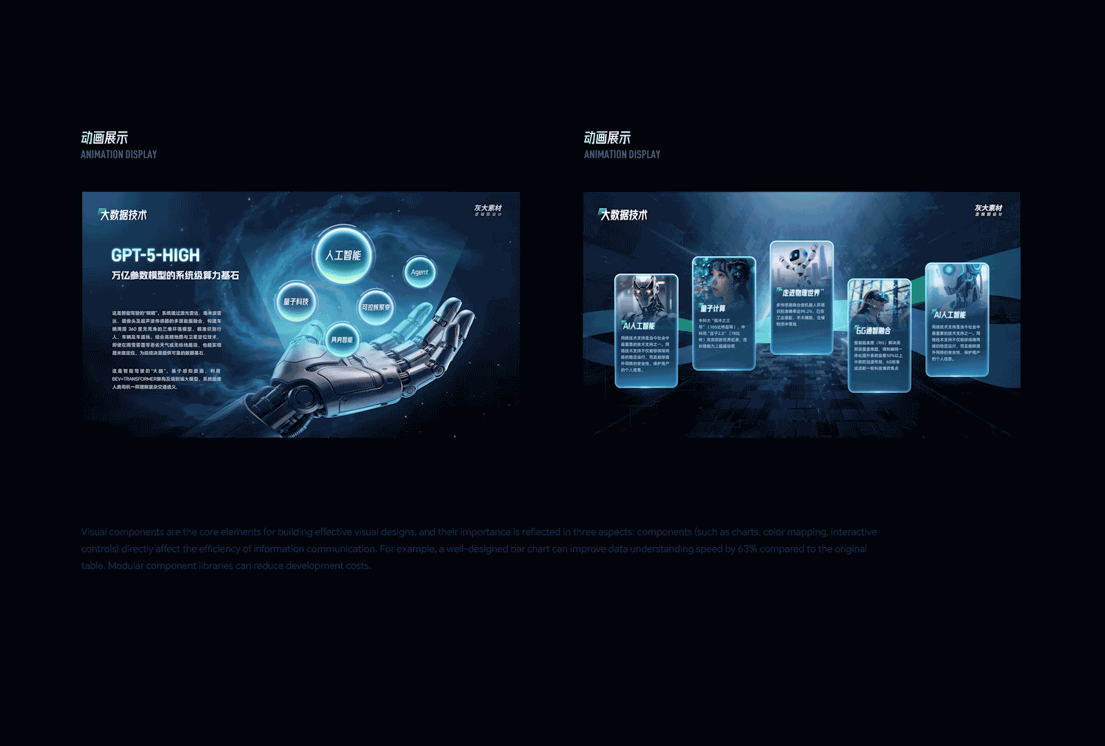 暗夜绿&魅夜蓝科技PPT（图ZNDA1OTU3MzEy） - 其他UI - 站酷设计师红飞_原创素材 - 站酷ZCOOL