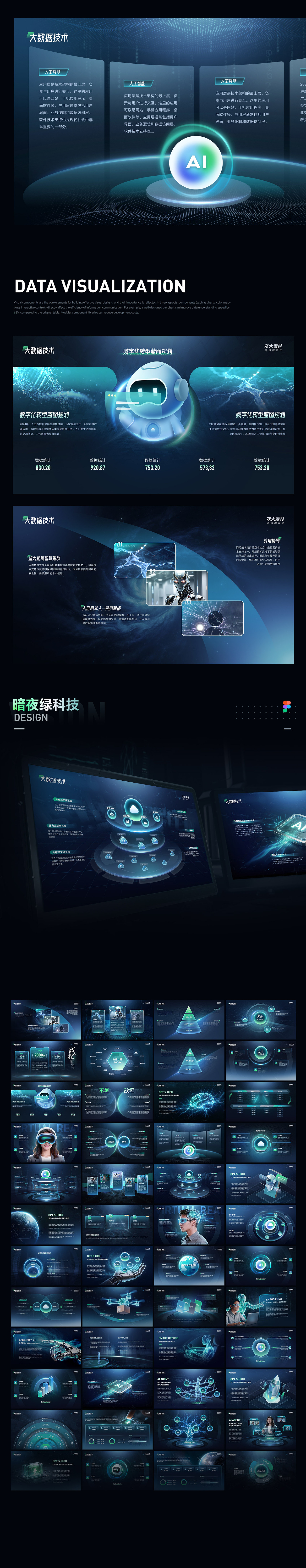 暗夜绿&魅夜蓝科技PPT（图ZNDA1OTU3MzMy） - 其他UI - 站酷设计师红飞_原创素材 - 站酷ZCOOL