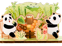 立體木質(zhì)拼插玩具