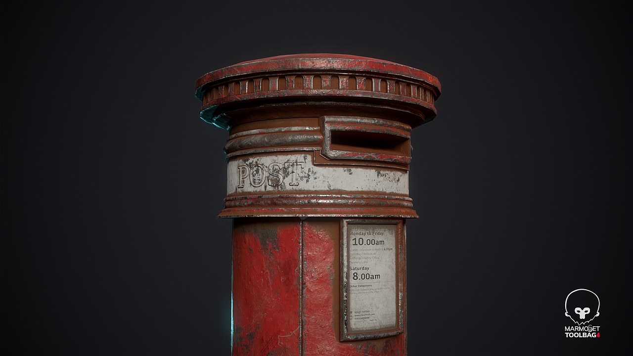 复古邮箱 | PBR写实道具（图ZNDA1OTYyNjA0） - 动画/影视 - 站酷设计师ijing_17原创素材 - 站酷ZCOOL