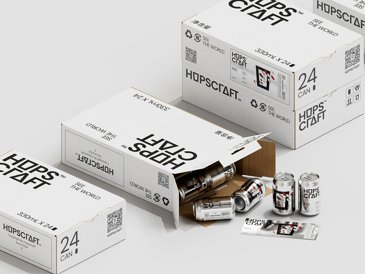 HOPSCRAFT 立吞 精酿品牌包装设计（图ZNDA1OTYyNTUy） - 品牌 - 站酷设计师pigeonstudio原创素材 - 站酷ZCOOL