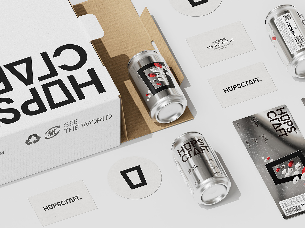 HOPSCRAFT 立吞 精酿品牌包装设计（图ZNDA1OTYyNTQ0） - 品牌 - 站酷设计师pigeonstudio原创素材 - 站酷ZCOOL