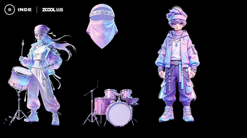 AI在嘻元前-新时代的嘻哈是肆意的优雅，亦是理智的自由！（图ZNDA1OTY1MzQw） - 人物/生物 - 站酷设计师雪里莓工作室原创素材 - 站酷ZCOOL