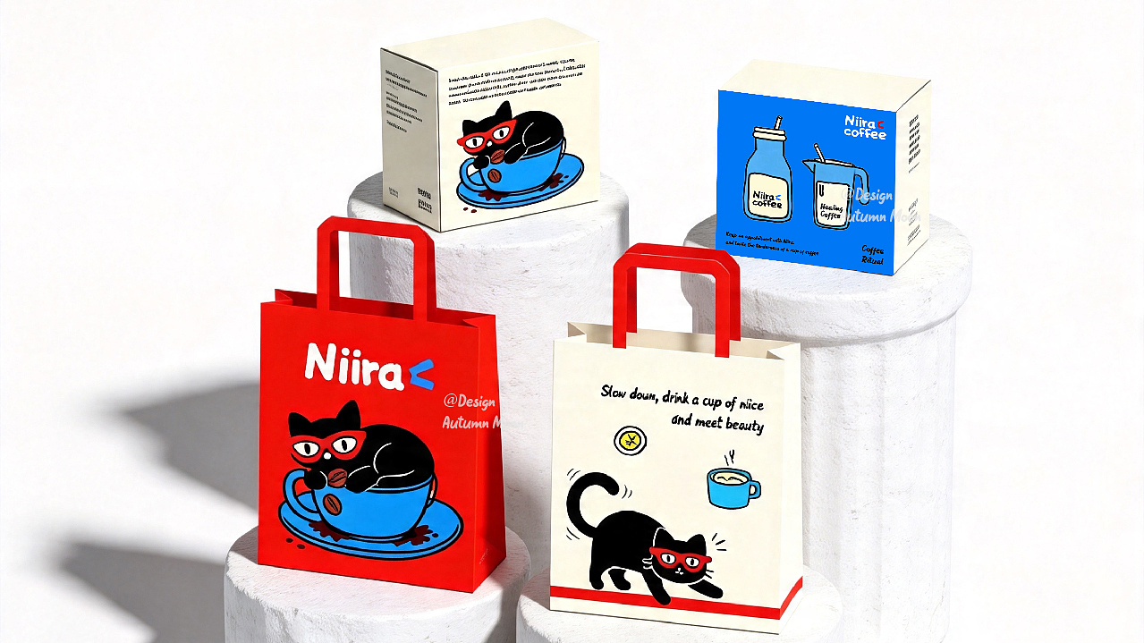 Niira·coffee | 咖啡品牌全案設(shè)計(jì)（圖ZNDA1OTY1NjQ0） - 品牌 - 站酷設(shè)計(jì)師秋月春風(fēng)AuM原創(chuàng)素材 - 站酷ZCOOL