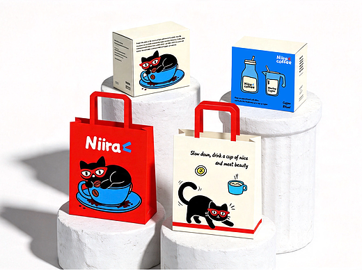 Niira·coffee | 咖啡品牌全案設(shè)計（個人主頁-ZNzM1MDQ3MjA=） - 品牌 - 站酷設(shè)計師秋月春風(fēng)AuM原創(chuàng)素材 - 站酷ZCOOL