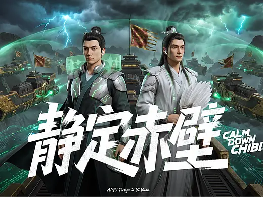 连赤壁都能静下来（首页-ZNzM1MDUyMzI=） - AI创作-AI作品 - 站酷设计师一元AIGC原创素材 - 站酷ZCOOL