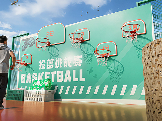 植选豆奶主题美陈