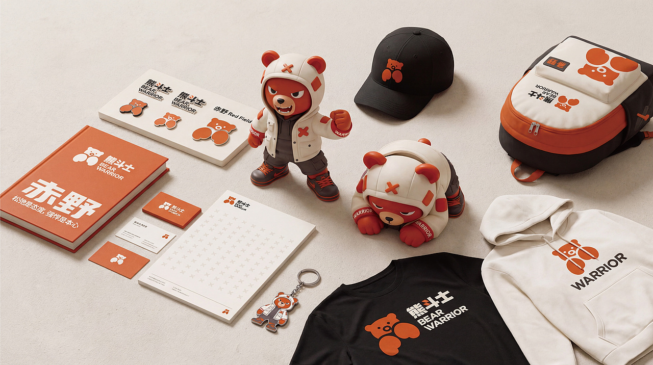 熊斗士 BEAR WARRIOR 品牌全案 IP 视觉设计（图ZNDA1OTc1ODU2） - 品牌 - 站酷设计师鲸落屿原创素材 - 站酷ZCOOL
