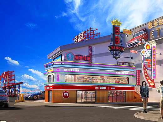 用年轻人喜欢的网红点设计思路改造传统商场