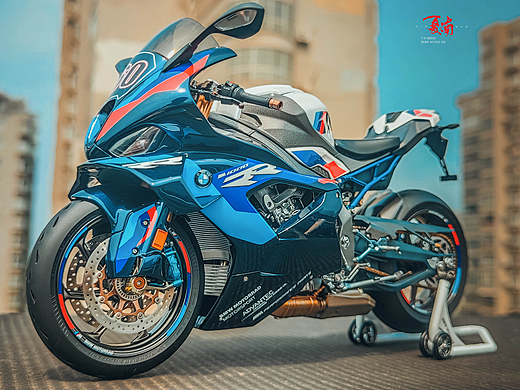 MENG 1:9 宝马M1000RR 拼装模型涂装