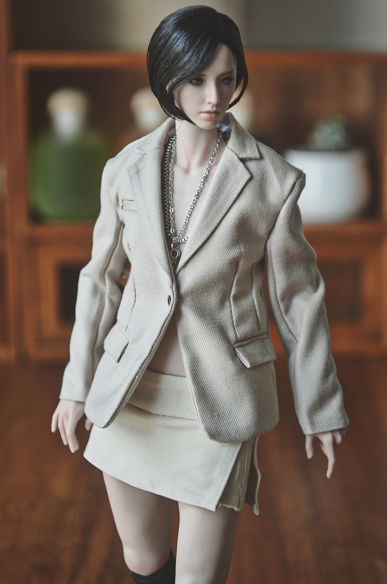 给女人偶剪了短发，穿上西装能有多帅？（图ZNDA1OTgwNDA4） - 手办/模玩 - 站酷设计师Solin孙师唬原创素材 - 站酷ZCOOL