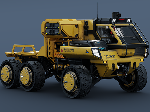 Frontier Cargo Rover｜动态展示动画
