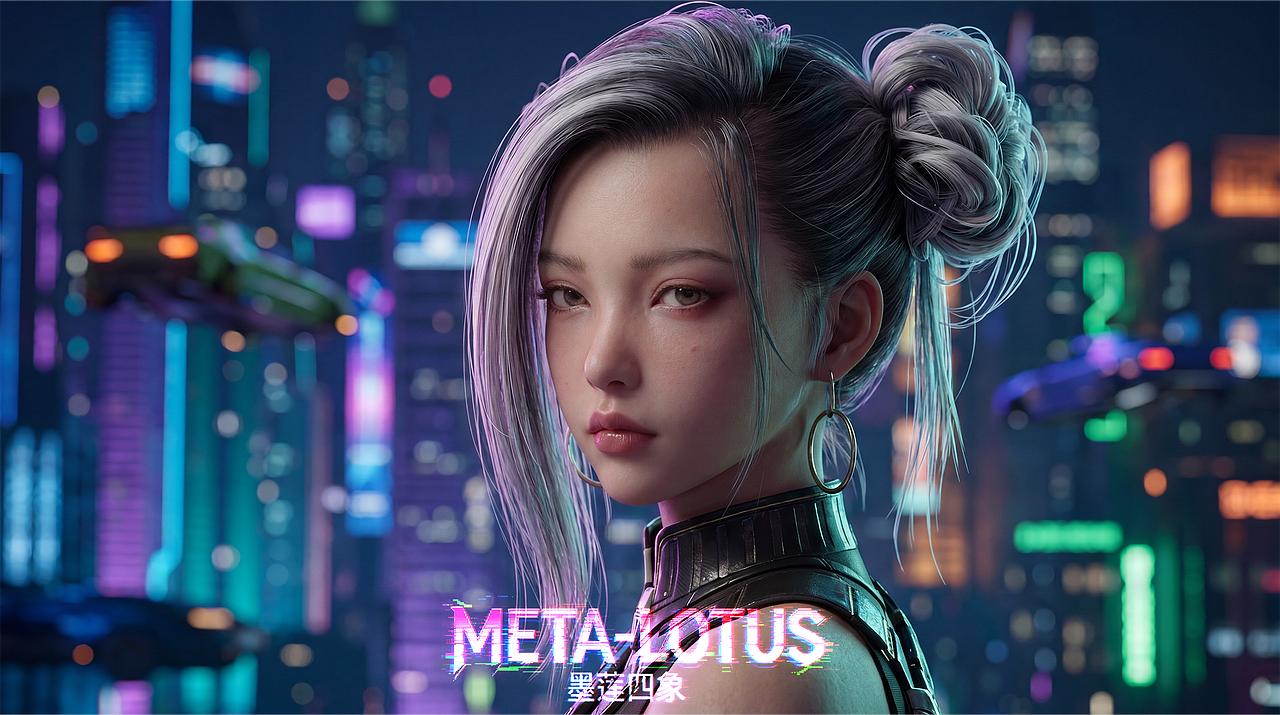 AI虚拟数字女团《墨莲四象》(图ZNDA1OTg1OTUy) - MV - 站酷设计师辰绮原创素材 - 站酷ZCOOL