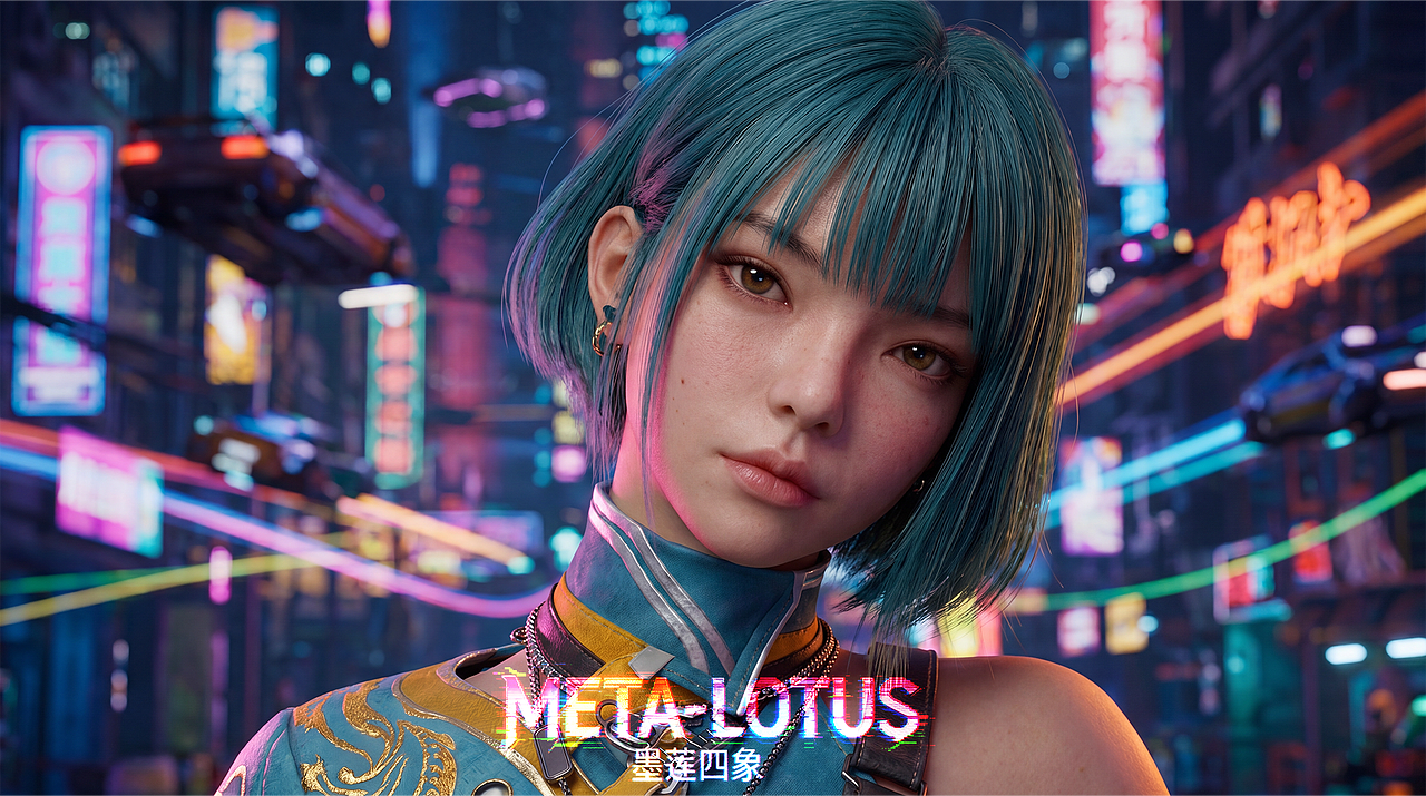 AI虚拟数字女团《墨莲四象》(图ZNDA1OTg1OTU2) - MV - 站酷设计师辰绮原创素材 - 站酷ZCOOL