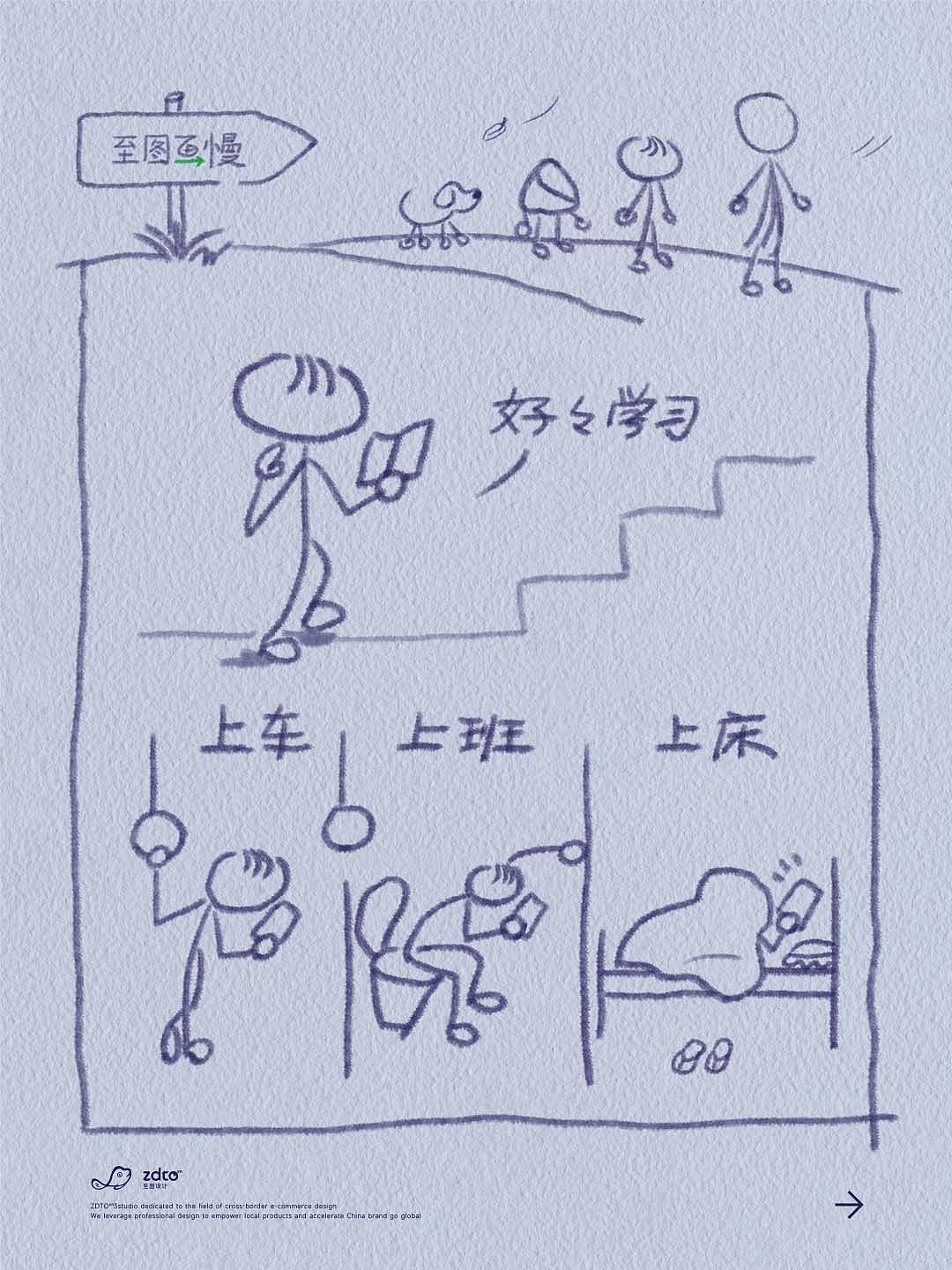 说好好学习，天天向上~（图ZNDA1OTkwOTY4） - 其他平面 - 站酷设计师至图漫画原创素材 - 站酷ZCOOL